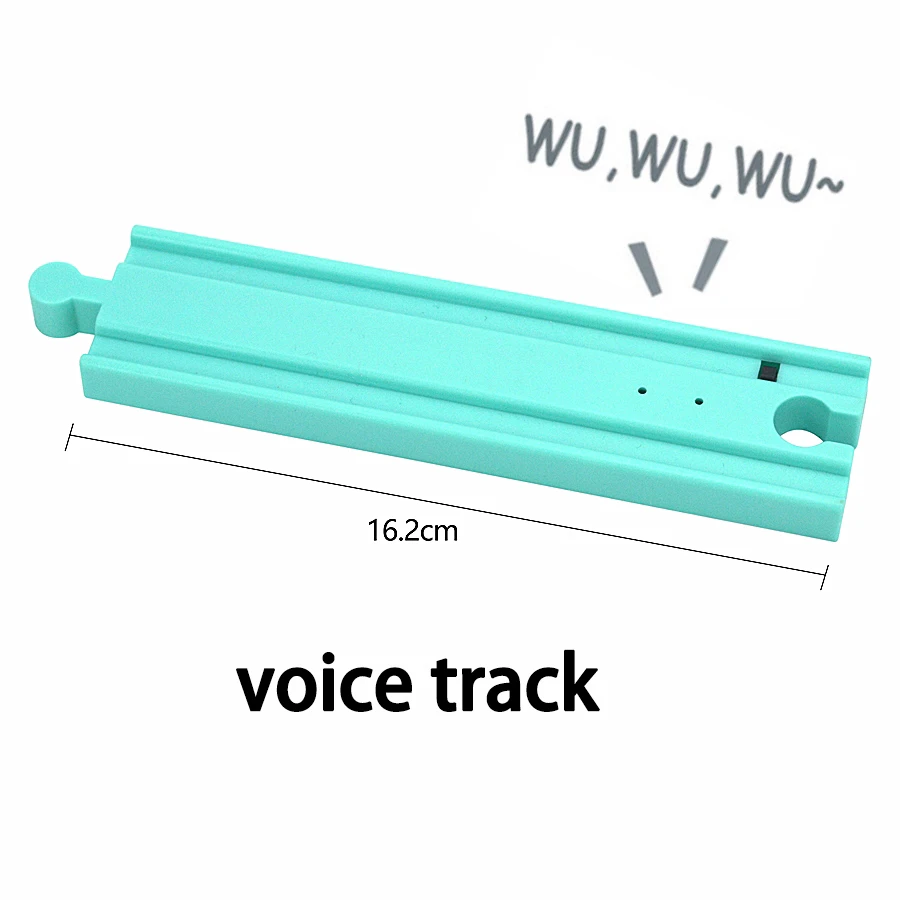Singing Traffic Lights Magnetic Train Wooden Track Accessories Scene Road Sign With Light And Sound Railway Educational Toys