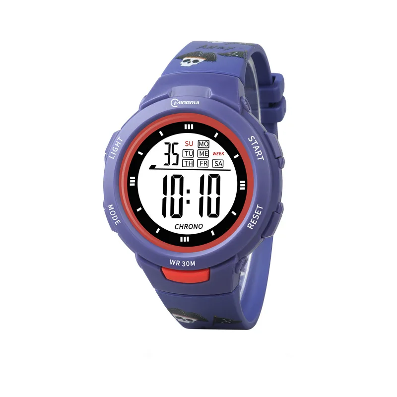 Watch Simple Print Sports Swimming Waterproof 2025 Alarm Clock LED new Electronic Watch Casual Boys Children's Watches