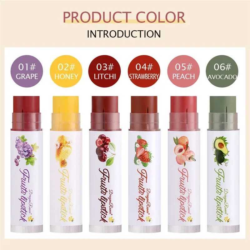 1 piece of fruit lipstick color moisturizing lipstick lip color makeup lipstick basic care car and winter moisturizing lipstick cosmetics W241101