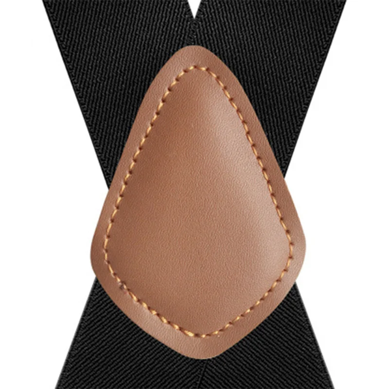 Heavy Duty Work Suspenders for Men 3cm Wide X new Back 2025 with 4 Strong Clips Adjustable Elastic Trouser Pants Braces Straps Dad Gifts