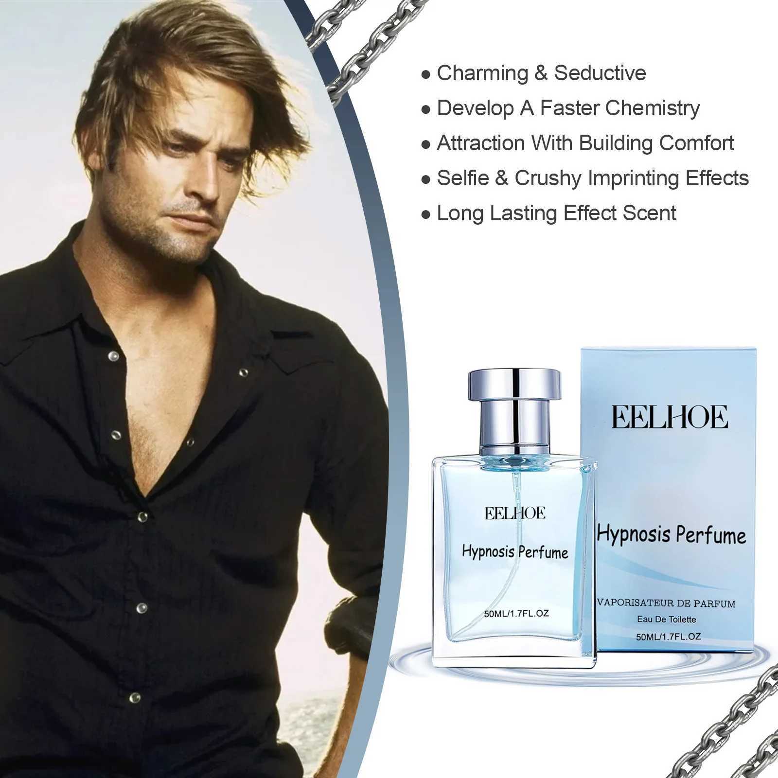 EELHOE mens perfume attracts women to work dating perfume pheromone long scent portable orange extract perfume 50mlW241102