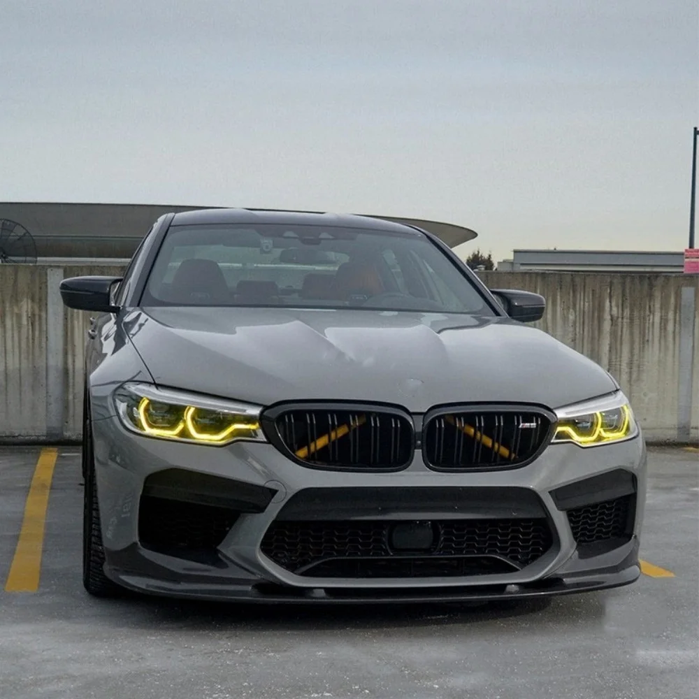 Yellow DRL For 2018 2019 BMW 5 series G30 530i G32 GT F90 M5 DRL Adaptive LED Headlight Angel Eyes Daytime Running lights