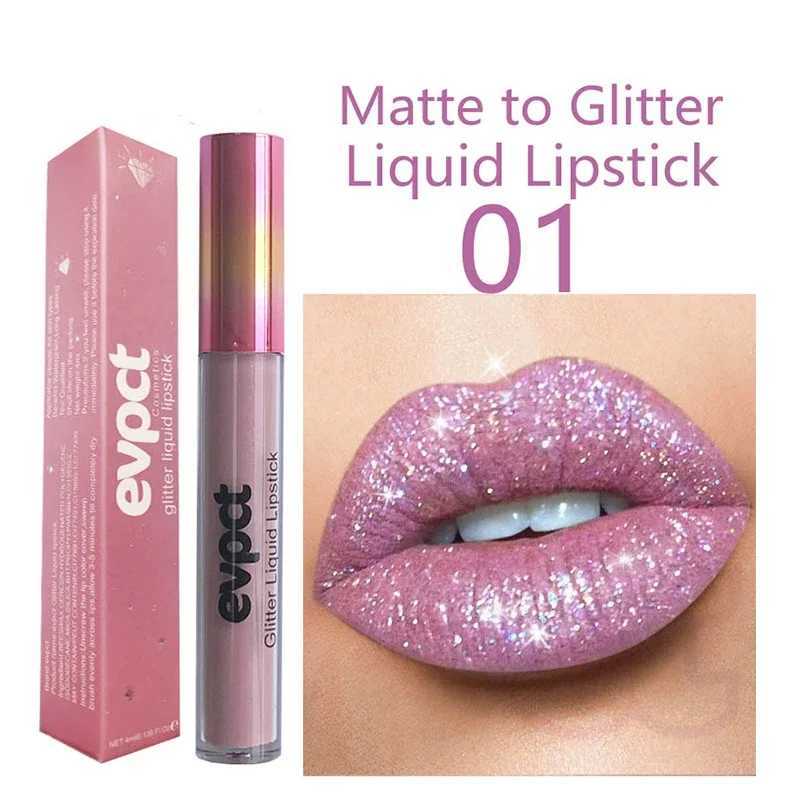 15 color sexy shimmer diamond glitter lip gloss matte liquid lipstick durable waterproof pearl velvet lip gloss lipstick W241101