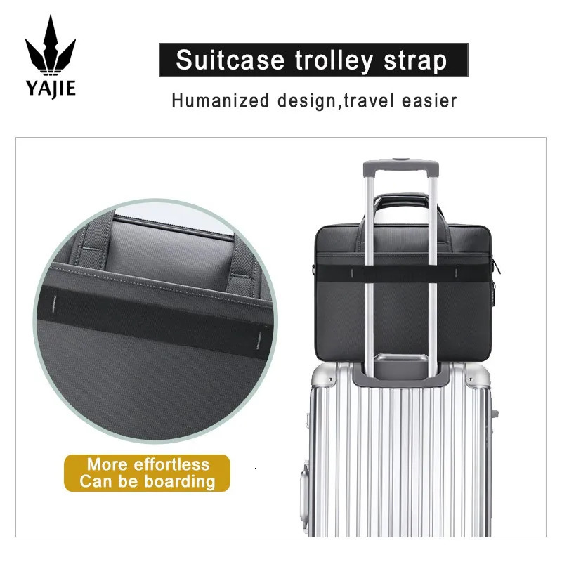 Large Capacity Briefcase Bag Men Business 156 inch Laptop Shoulder Bags Canvas Handbags Notebook Messenger 241029