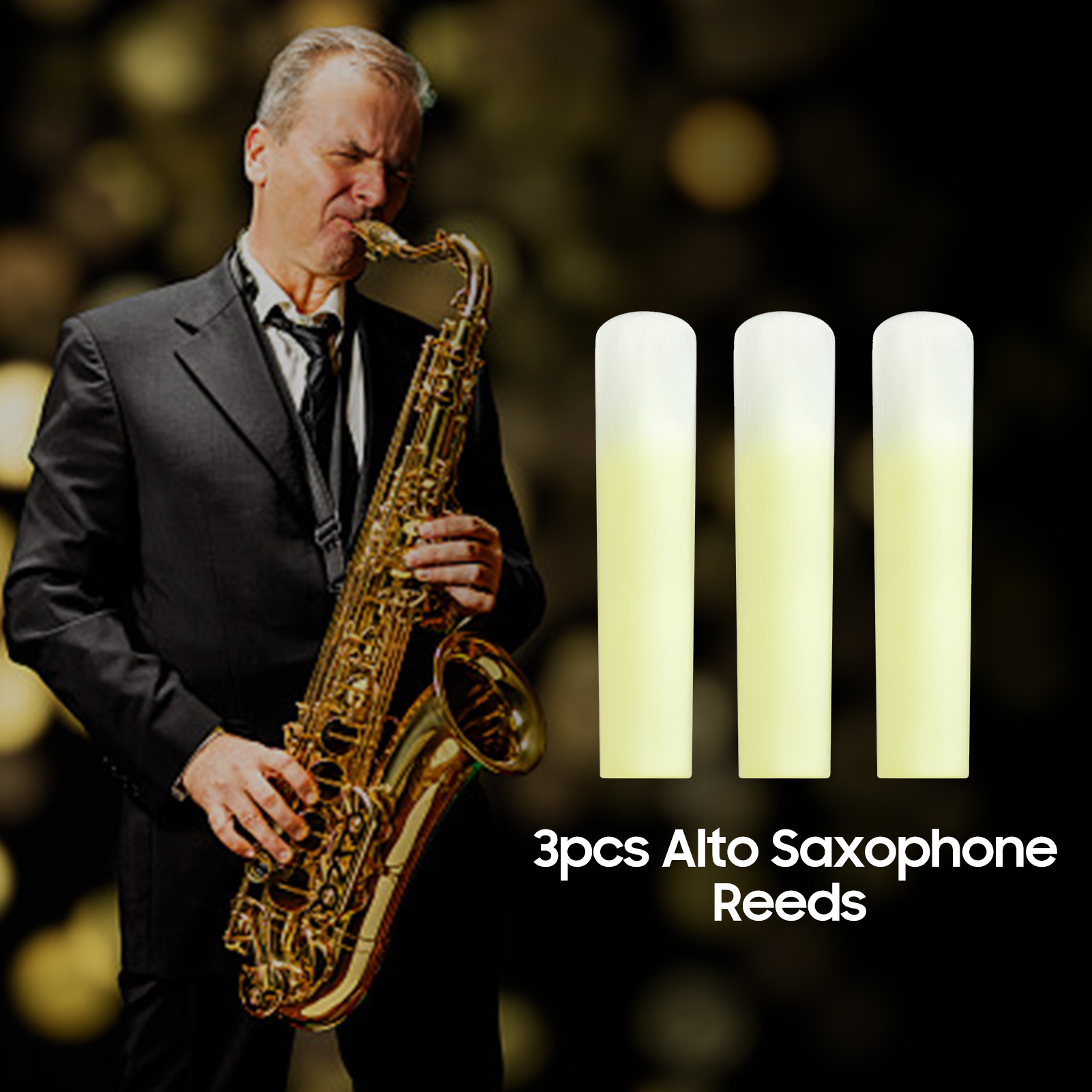 new RIGA 3pcs Alto Saxophone Reeds Sax Resin Reed 2025 Saxophone Accessories Strength 2.5 / 2.0 / 1.5