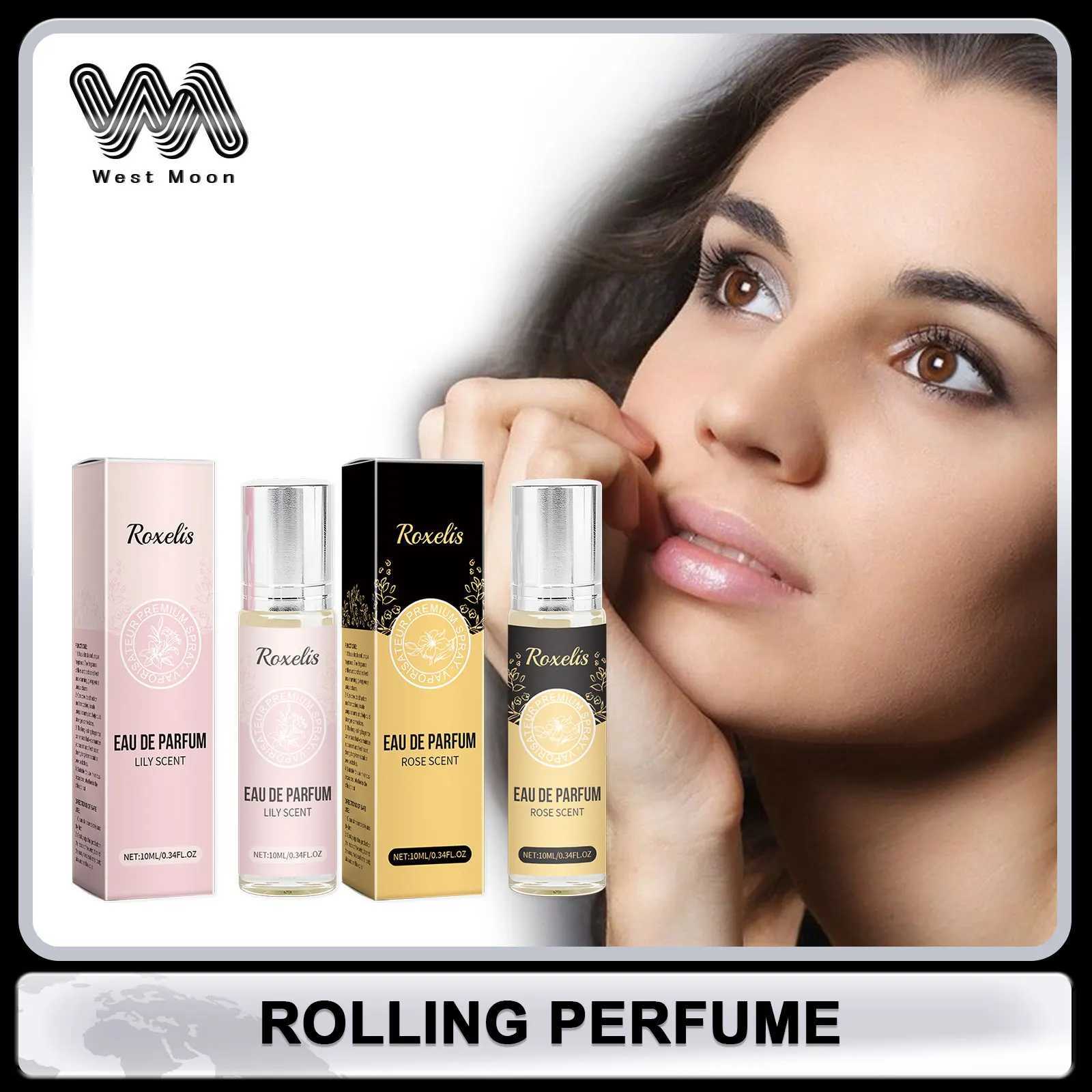Pheromone roll lily perfume suitable for women lasting scent charming rose perfume non greasy elegant portable perfumeW241102