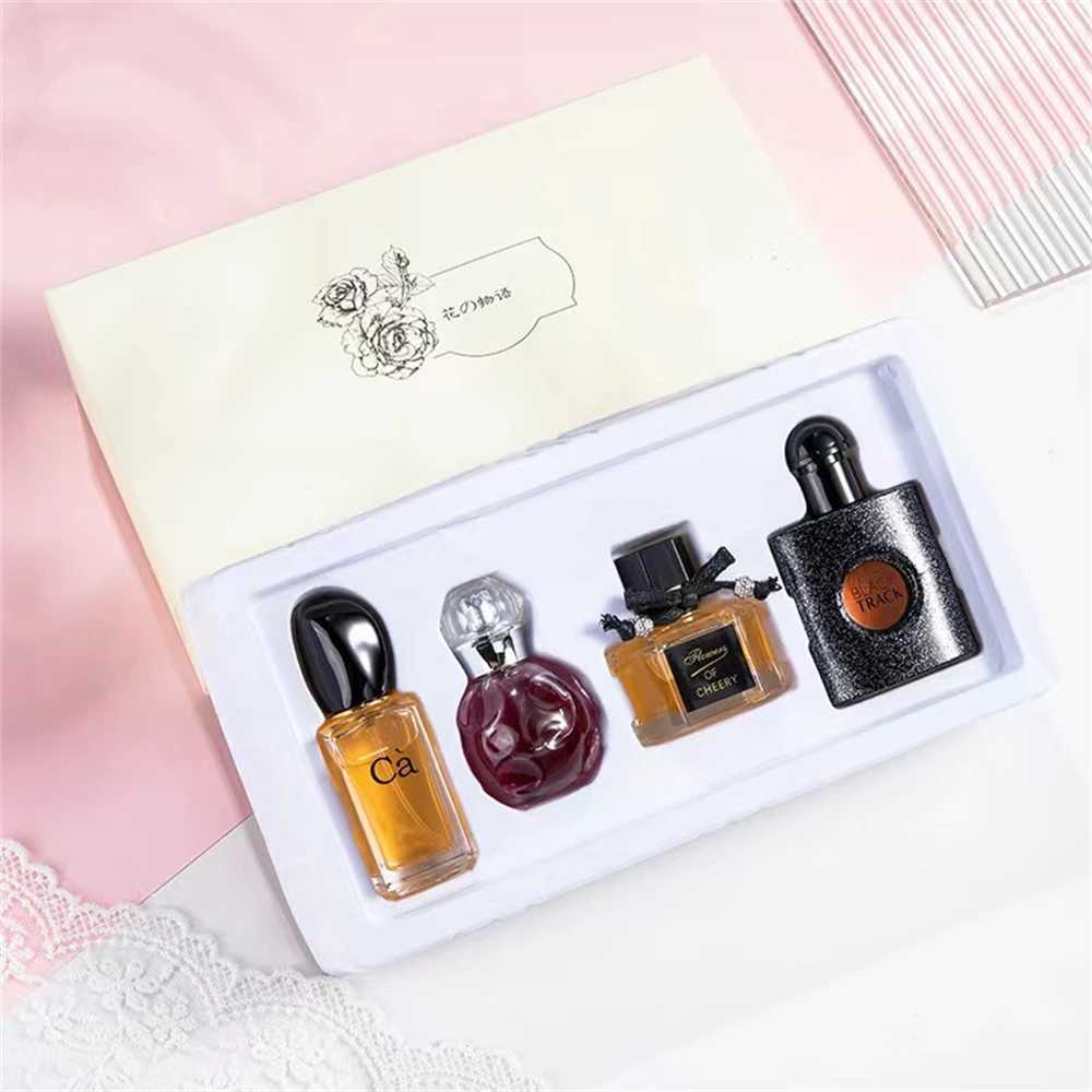 Gift box perfume womens 100ml four piece set durable perfume spray natural plant fragrance pheromone perfumeW241102