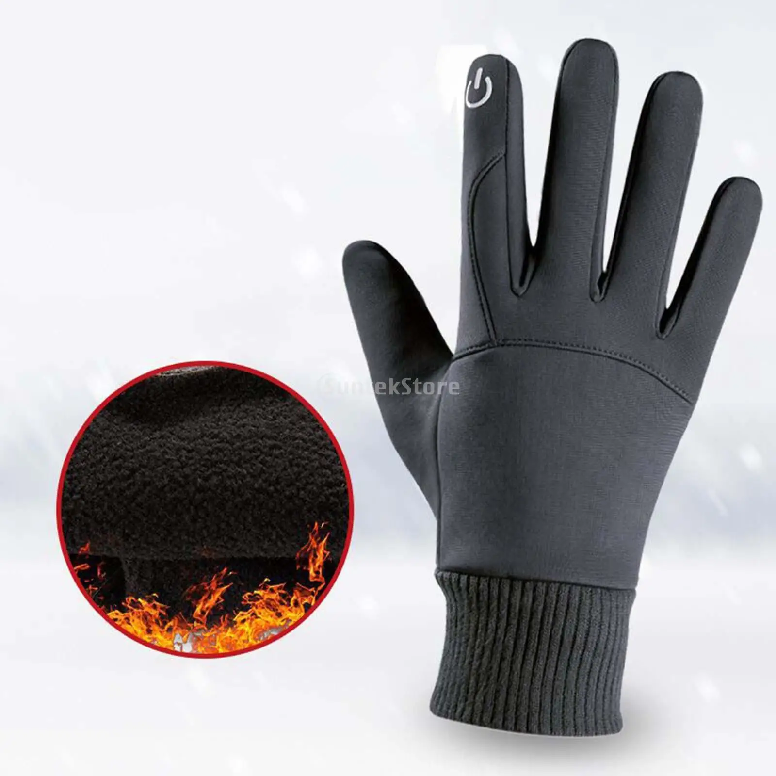 Waterproof Winter Warm Gloves Cycling 2025 Glove Anti-slip Thermal Fleece Touch new Screen Glove Full-Finger Skiing Glove M- XL
