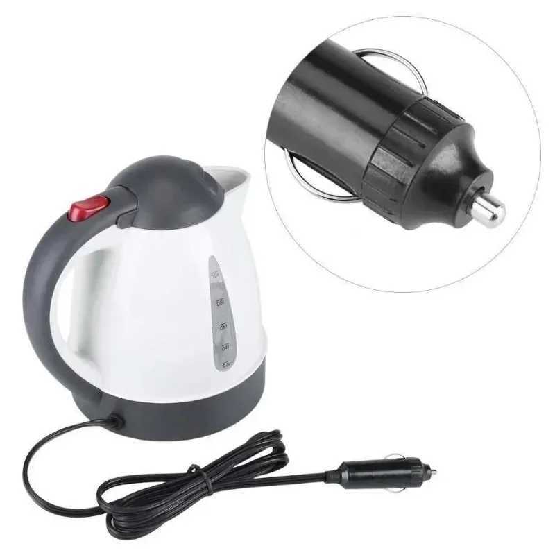 Portable car kettle whole car large truck 12v24v electric kettle cigar lamp teapot cup 1000ML Y241102