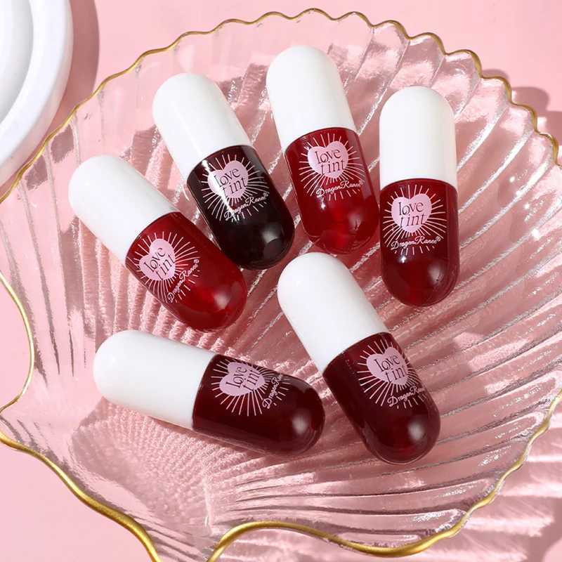 3 pieces/box Colored dye liquid lipstick set waterproof mirror lip color watercolor colorless lipstick facial makeup W241101