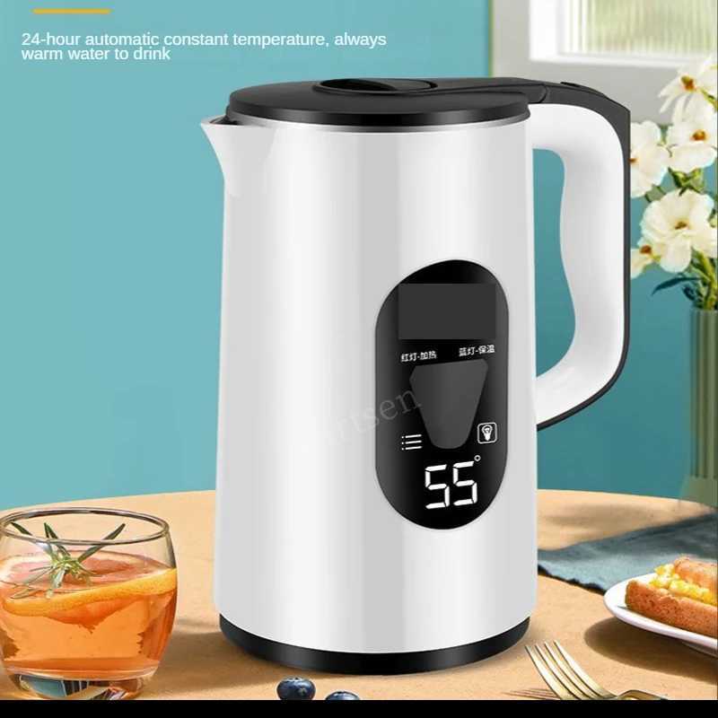 3L Constant temperature electric kettle LED display intelligent heating kettle portable kettle Y241102