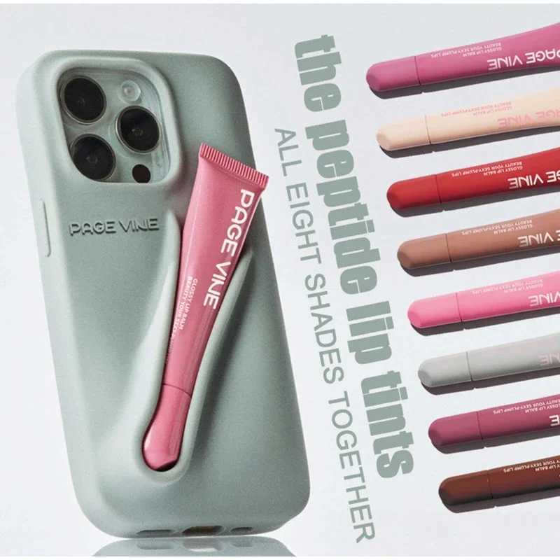 Phone Case Glossy and Long lasting Moisturizing lipstick Transparent and Colorful Lip Glue Cosmetics for Phone Case 8 Colors W241101
