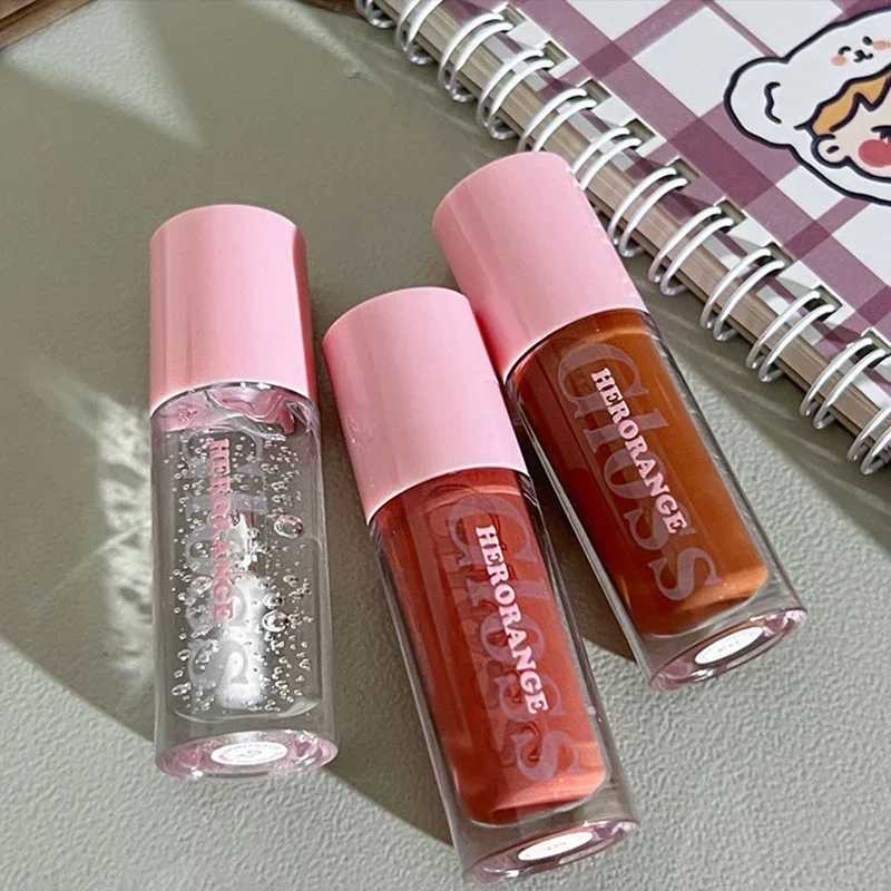 Crystal jelly moisturizing lipstick transparent dye mirror lipstick Korean cosmetic liquid lipstick transparent lipstick 1 piece W241101