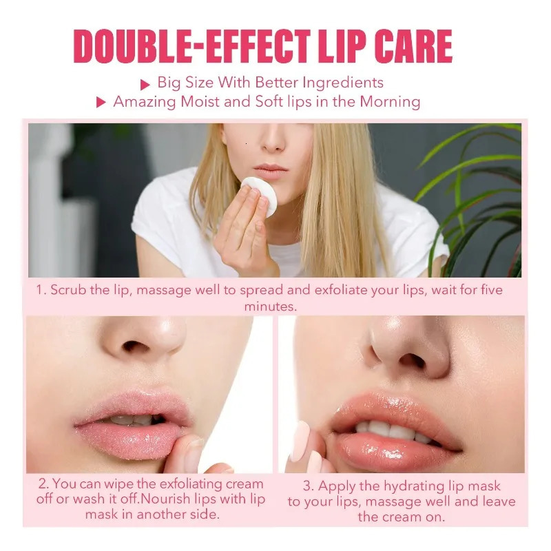 Lip Sleep facial mask Faded Lipline Anti cracking Day and Night Maintenance lipstick Care 241031