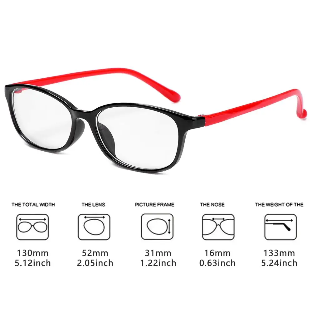 Blue Light Blocking Glasses Kids Boy Girl Square Computer Eyeglasses Clear Lens Optical Glasses Frame
