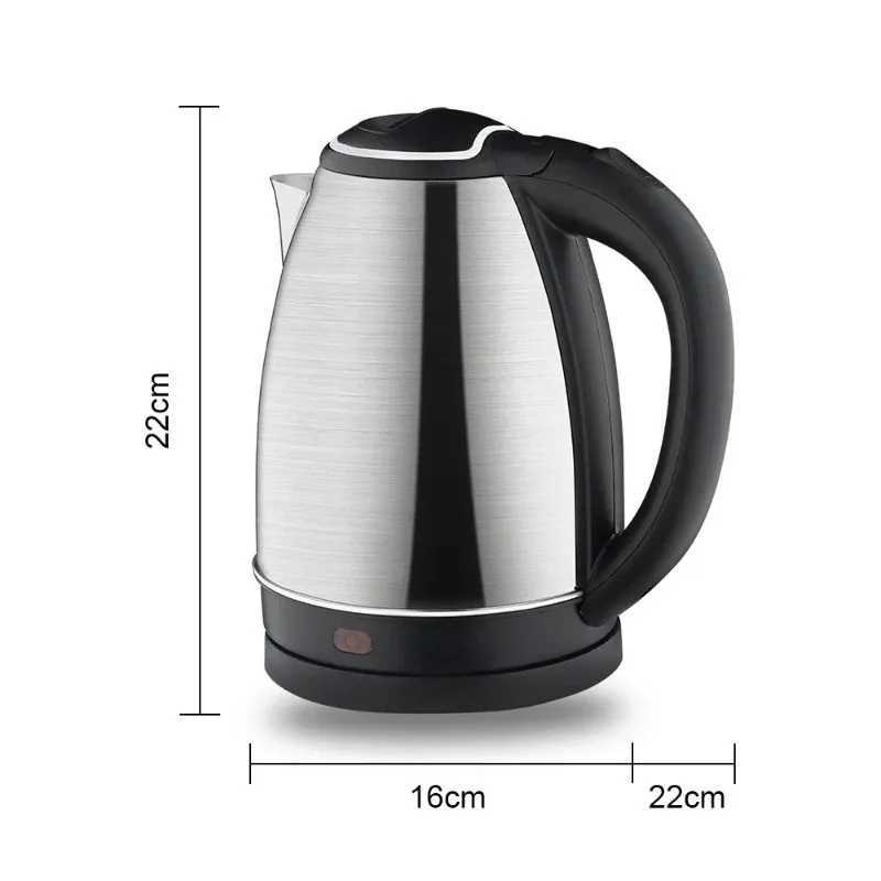 Automatic power-off electric kettle 2L stainless steel lined double anti chamfering quick pot large capacity kitchen teapot 220V Y241102