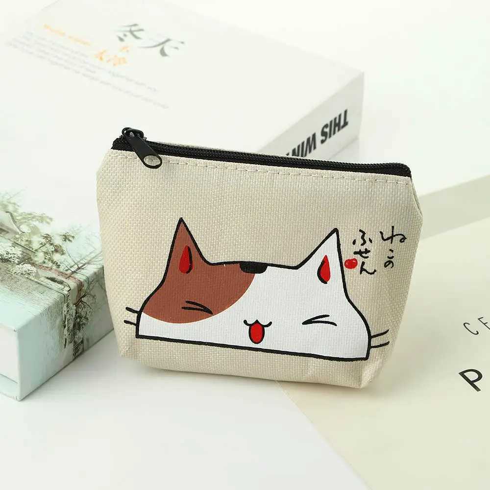 For Girls Sweet Storage Bag Multifunctial Carto Print Small Coin Purse Women Wallets Korean Mey Bag Card HoldersXJ241111