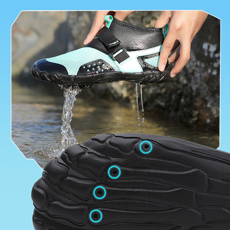 Unisex Swimming Water High Top Barefoot Beach Aqua Shoes Outdoor Sport Hiking Wading Sneakers Fiess Diving Surf Sandals 73a66