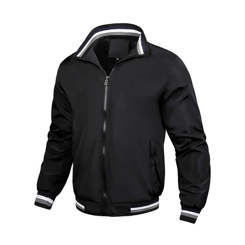 New casual zipper jacket mens bomber jacket cargo flight jacket mens military jacket mens spring and autumn pilot chaqueta jacket W241102