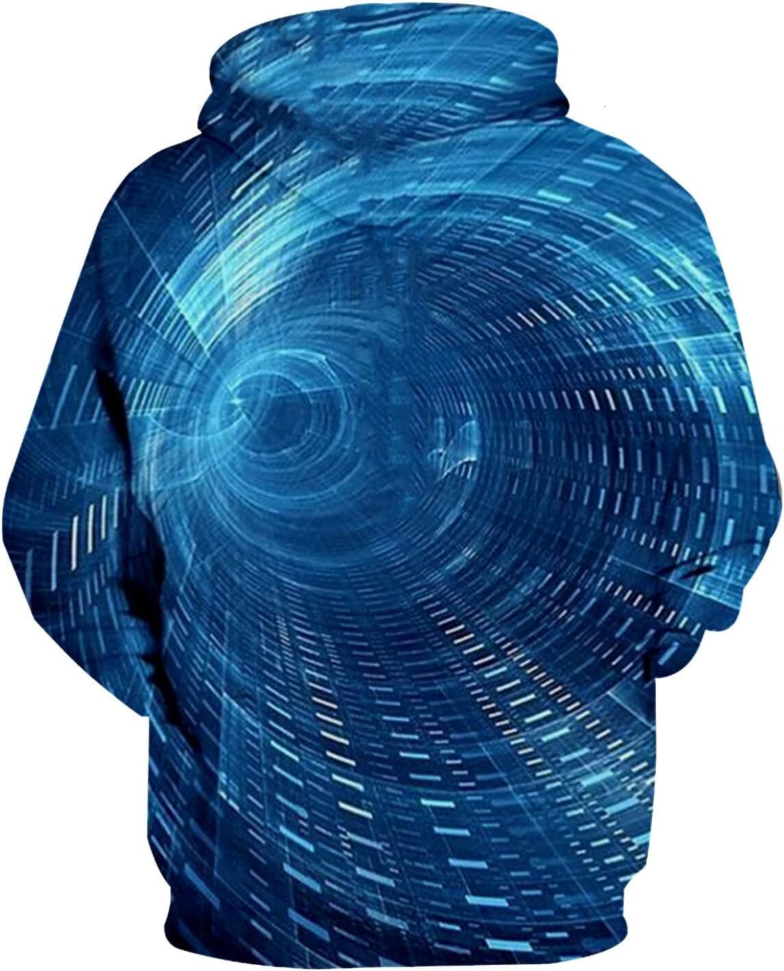 Hoodie for Mens Womens Mens Hoodies Graphic 3D Sweater Vortex Print Long Sleeve Hoodi Mens Sportswear Trendy Hoodie Graphic Hoodies sweatshirt Pullove