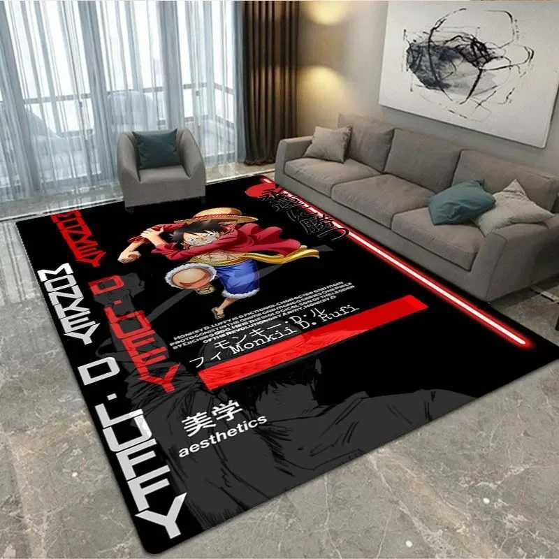 Stylish 3D Print One Piece Anime Rug Living Room and Bedroom Decor Area Rug Door Mat Kids Room Rug Birthday GiftXJ241101