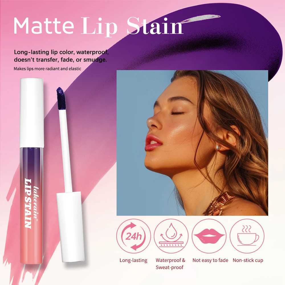 Lip color peeling reveals long-lasting waterproof pink lip color transfer preventing natural lip color W241101