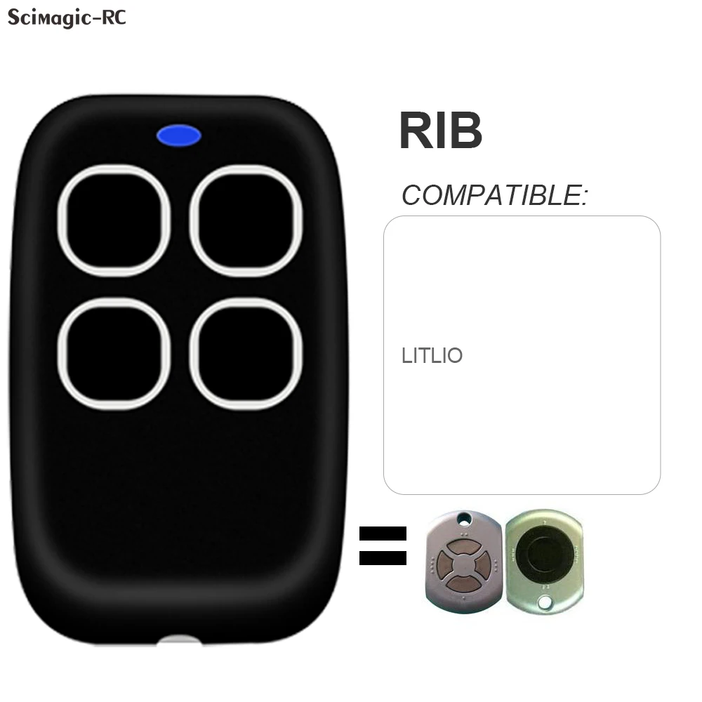 2025 Clone RIB SUN T433-2CH RIB SUN T433-4CH Garage Remote Control Fixed Code 433,92Mhz for RIB MOON T433 2CH 4CH new Gate Opener