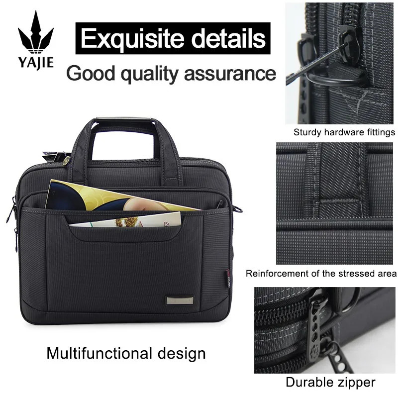 Large Capacity Briefcase Bag Men Business 156 inch Laptop Shoulder Bags Canvas Handbags Notebook Messenger 241029