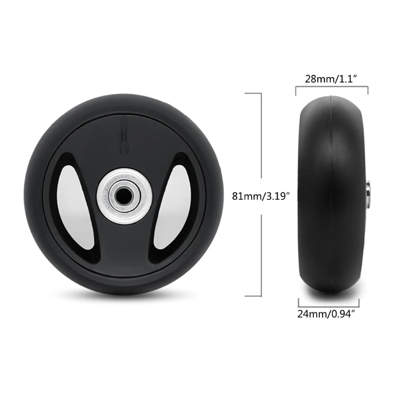 1PC DIY Luggage Suitcase Wheel Repair Accessories Portable Travel Luggage Replacement for Women Men