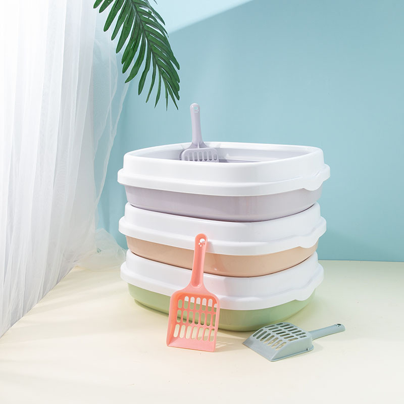 Cat Toilet Crazy price High Quality HOT SALE Pet Products Cleaning Plastic Cat Toilet Box Cat Litter Box