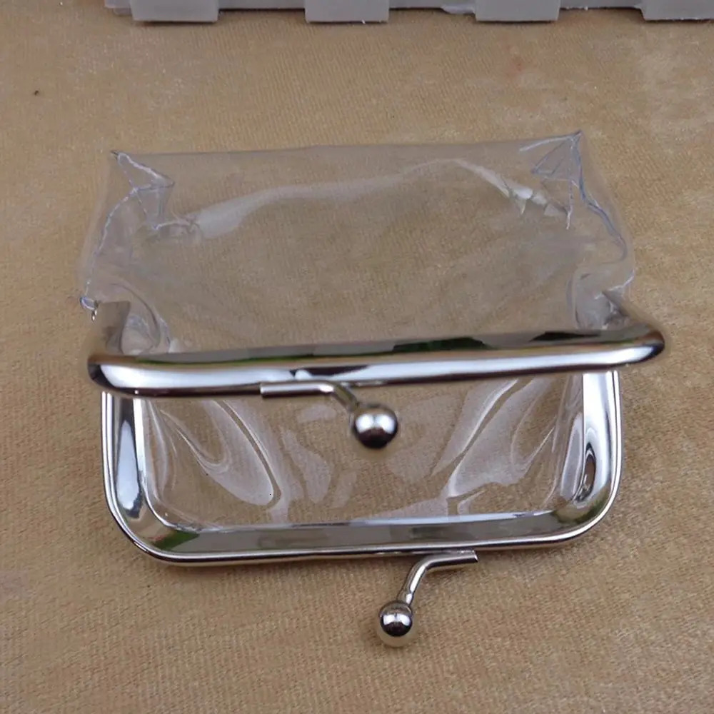 Mini Money Bags Bus Card Iron Mouth Clip Credit ID Small Wallet Holder Transparent Coin Purse Change Dropship 241029