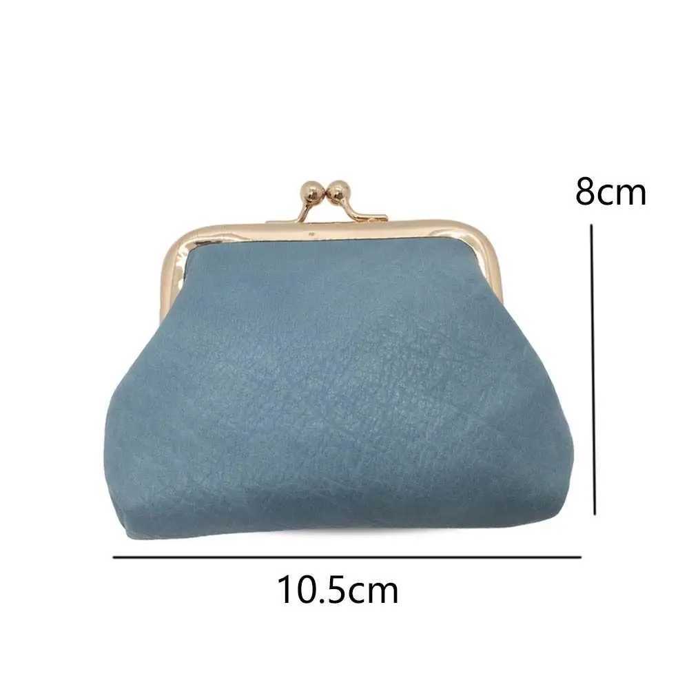 New PU Leather Coin Purse Small Coin Card Pouch Mini Wallet Purse Handbag Bag Women Girls Coin PursesXJ241111