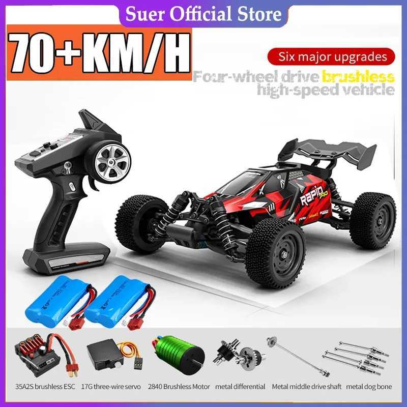 Brushless racing 1 16 four-wheel drive RC car 70KM/H high-speed off-road vehicle 7.4V/3000mAh 2.4G wireless remote control car toy SCY 16201 X241101
