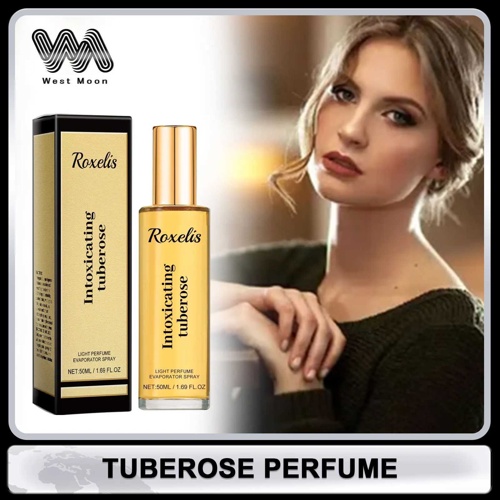 Tuberose Womens perfume Persistent Fragrance Flower Show Charm Date Portable perfume Underarm Deodorant Body sprayW241102