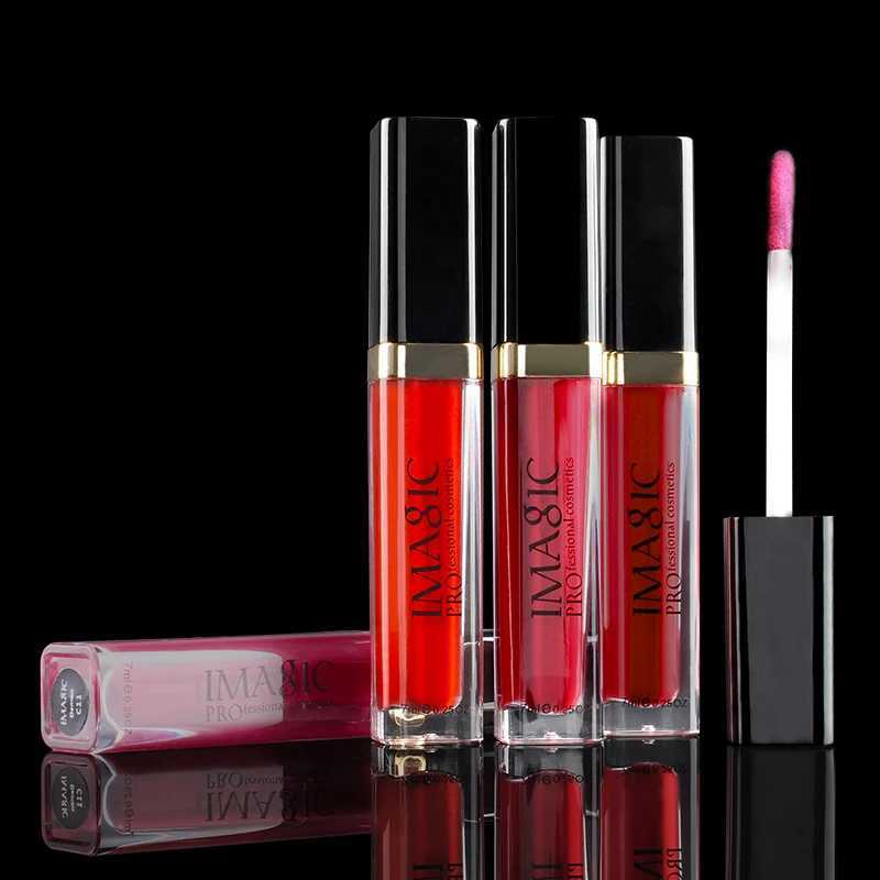 IMAGIC 12 color durable waterproof matte light velvet smooth lipstick silk sexy lipstick Korean cosmetics W241101