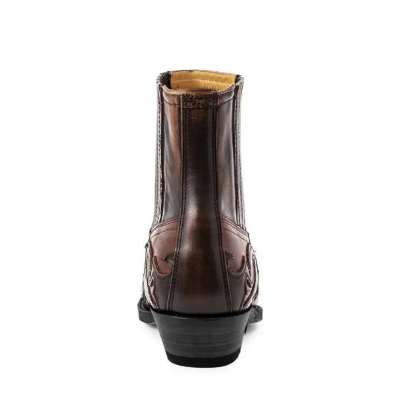 Womens 35-48 embroidered n corner shoes mens ankle boots womens unisex leather boots 241031