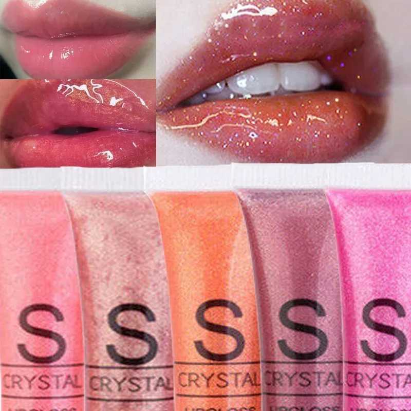 Jelly glitter liquid lipstick 12 color long-lasting nude moisturizing juicy shimmering lip gloss party sexy lipstick cosmetics W241101