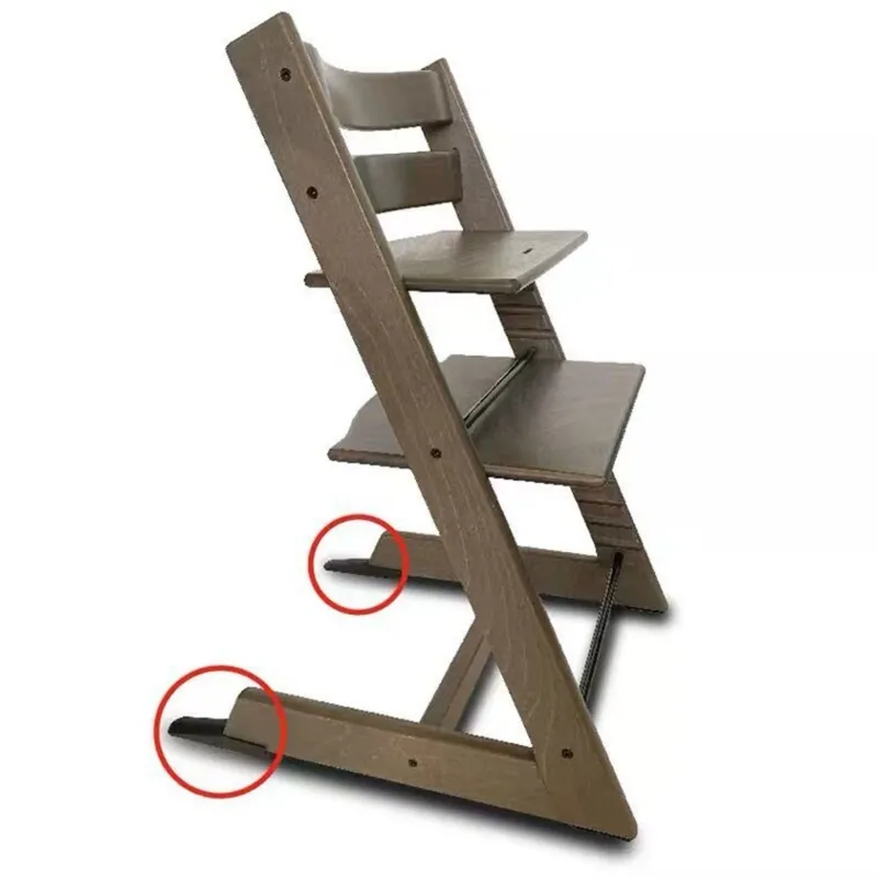 Baby Dinner new Highchair Safety Anti-slip Leg Pad Feet Insert Cover Kids Chair Support Foot Extended 2025 Pad for Stokk High Chair
