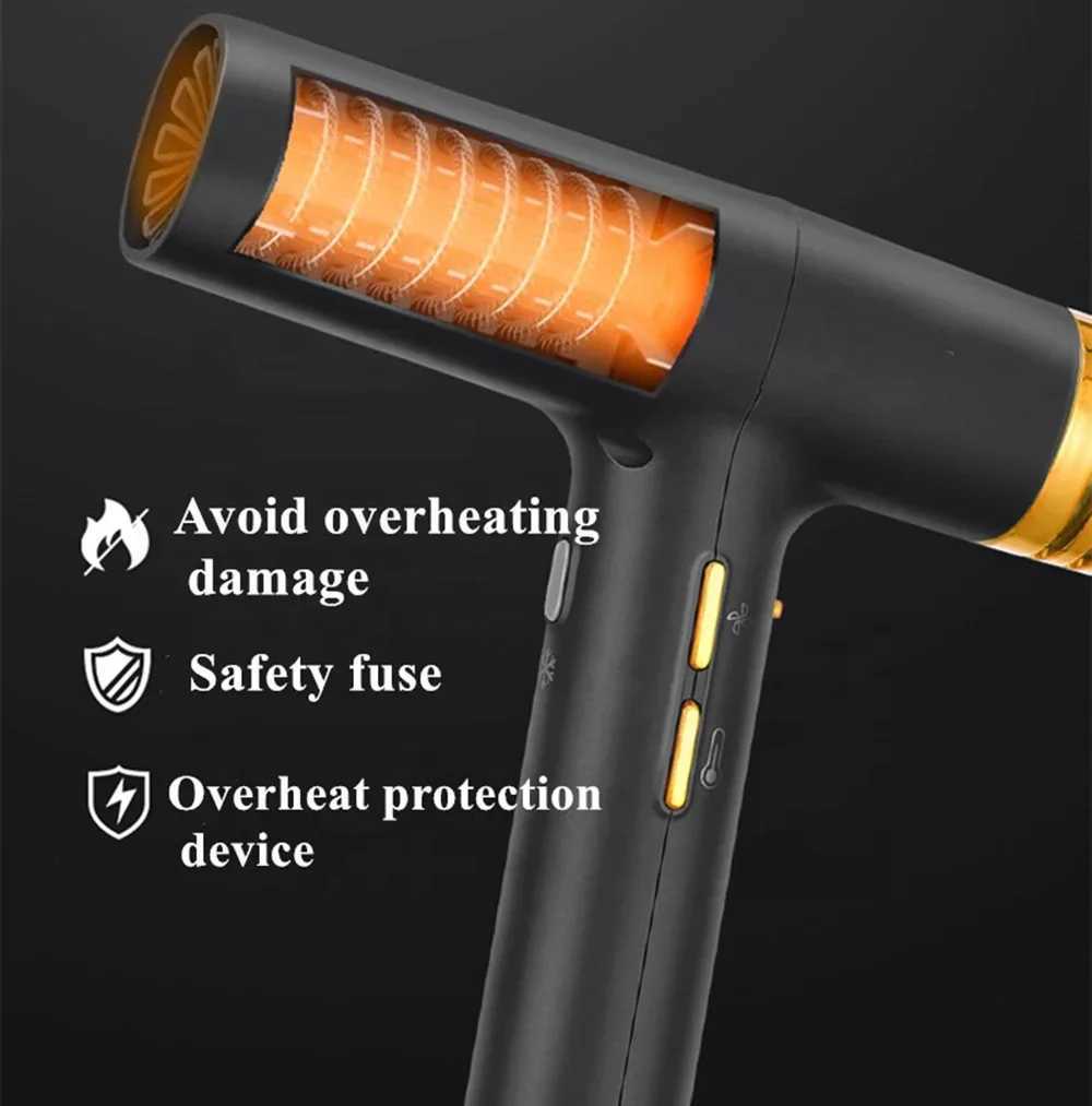 Hair Dryers 110000rpm Brushless Professional Hair Dryer Negative Ion Blow Dryer High Speed Salon Blower Appliance Hair Care Styling Tools 240401