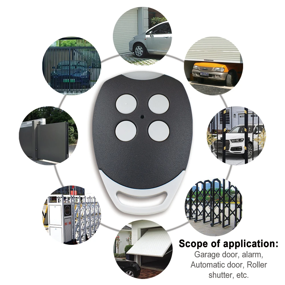 Ditec GOL4 Gate Door Remote Control Compatible With BIXLS2 BIXLP2 BIXLG4 433.92MHz Rolling Code Garage Door Opener