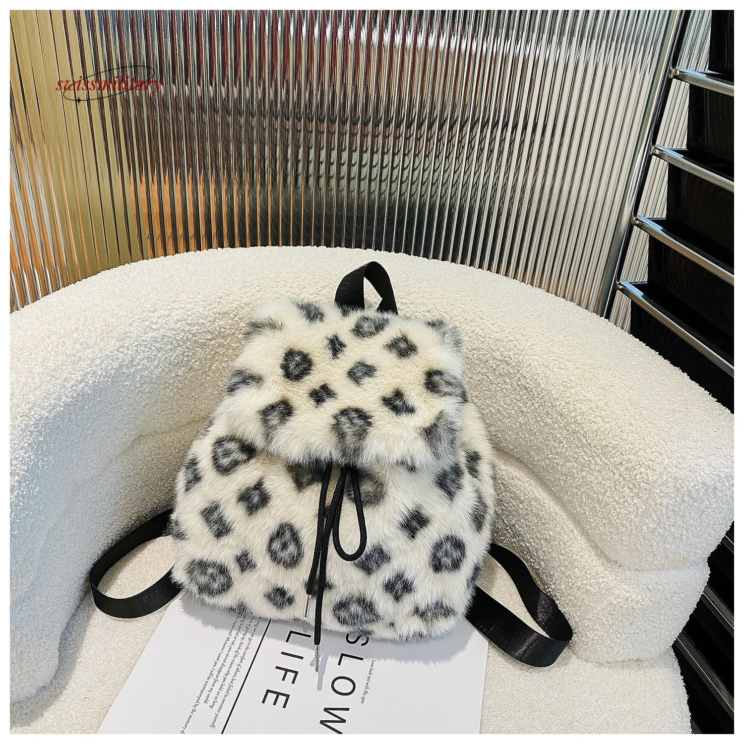 Autumn and winter fur bag new casual small women's versatile Korean version high-end fashion backpack #26 ddmynov