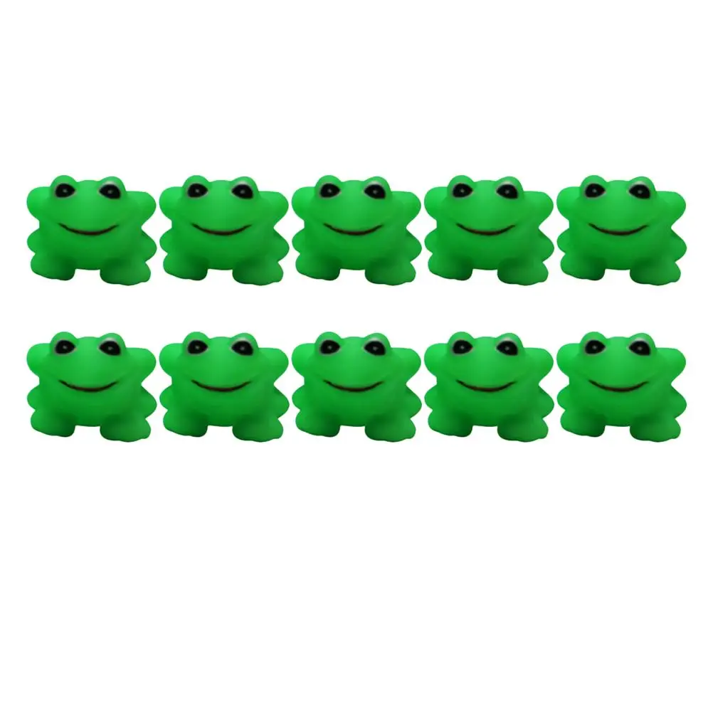 Toys 2025 Bath Babyfrogs Shower Frog Toy Kidsbathtub Toddlers Bathing Float Rubber new Mini Floating Sets Children Aking Shaped Taking
