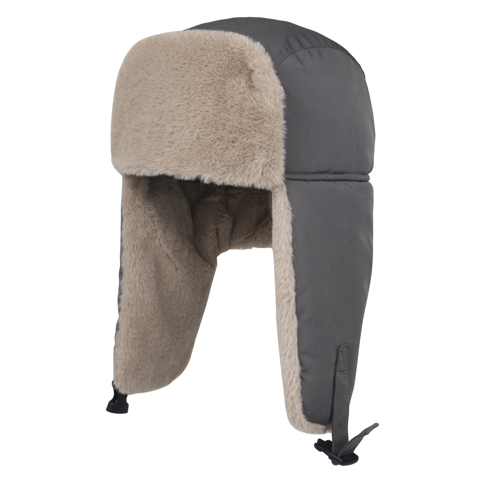 Connectyle thick and warm hunting hat suitable for men women winter Russian hats thick plush lining waterproof Ushanka hunting ski hat 241031