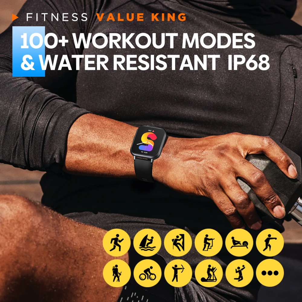 2025 Zeblaze Btalk Lite Voice Calling Smart new Watch 24H Health Monitor 100+ Sports Modes 200+ Watch Faces Smartwatch for Men Women