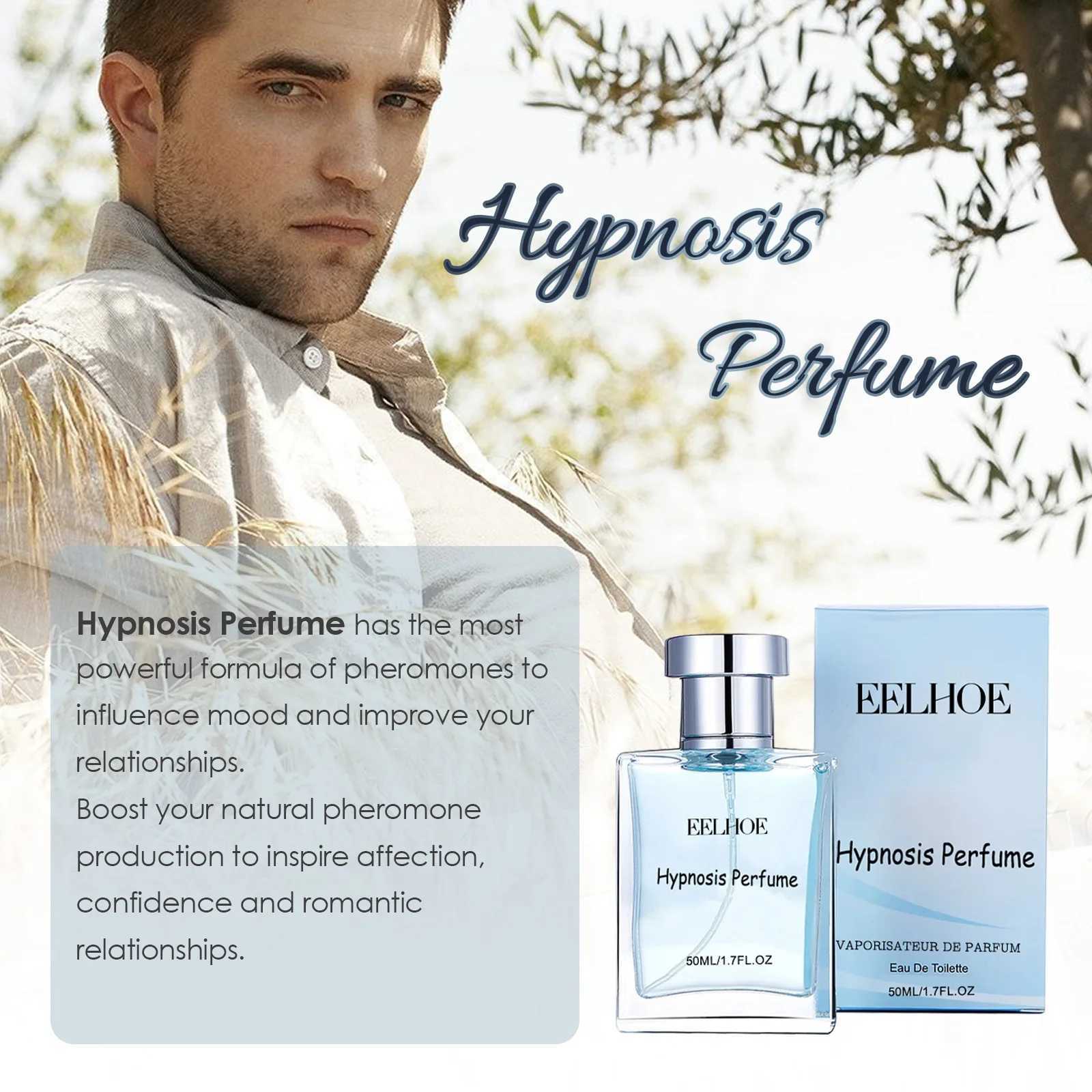 Perfume Men Add Charm Flower Fragrance Remodeling Pheromone spray Charm perfume Liquid Date Hombre perfume Gift 50mlW241102