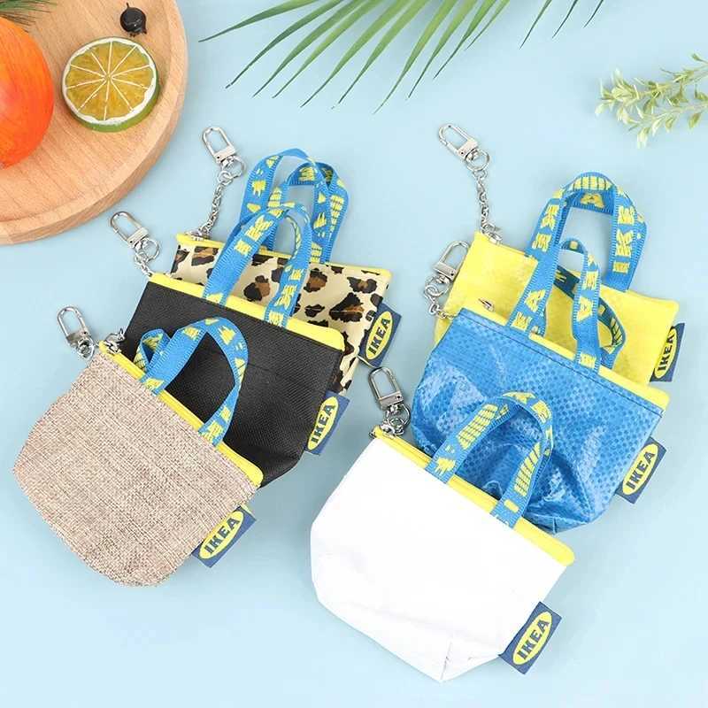 Women Fi Coin Purse Mini Wallet Mey Pouch Keyring Card Holder Small Zip Bag Blue Color Coin Purse Zipper Pouch WalletXJ241111