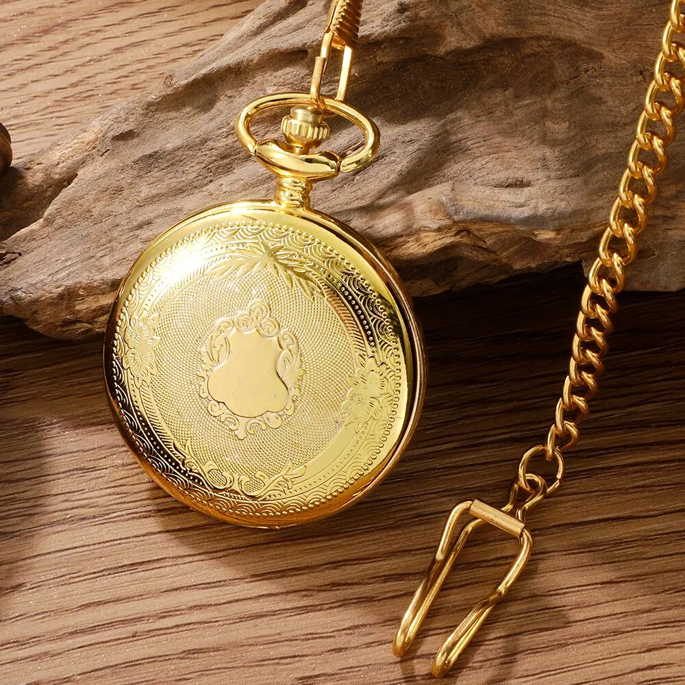 Antique Steampunk Vintage Roman Numerals Quartz Pocket 2025 Watch Multicolor Case Necklace Pendant Clock Chain new Mens Women