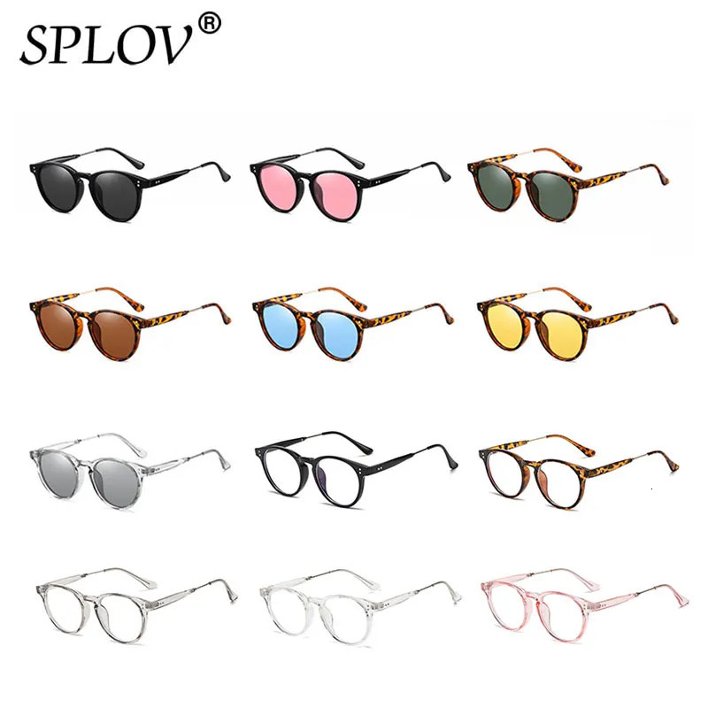 Polarized Sunglasses Womens Fashion Mens Driving Shadow TR90 Frame Retro Round Glasses Oculos De Sol UV400 Anti Blue Light 241031