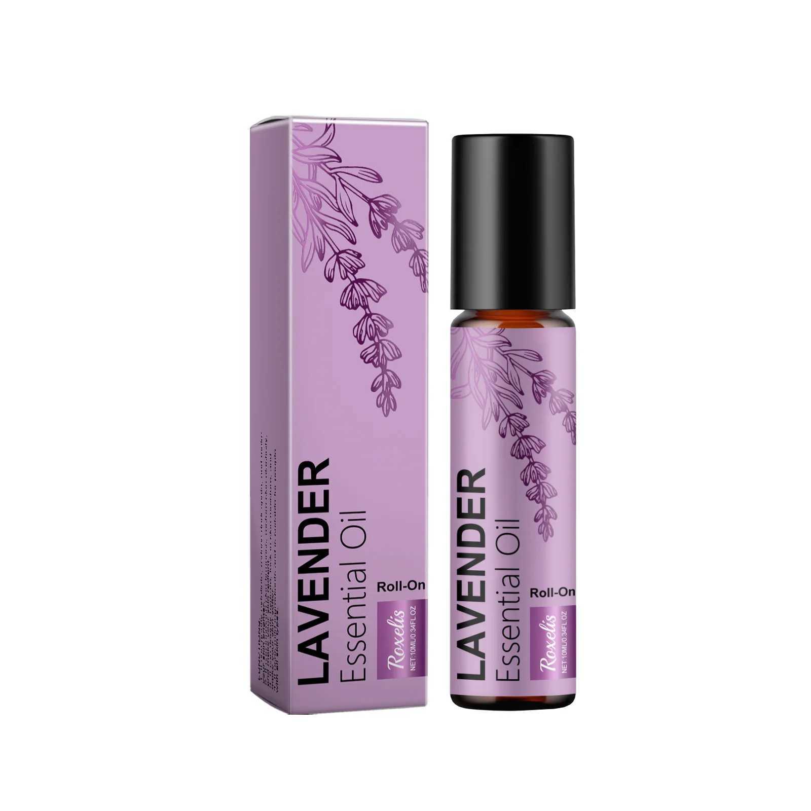 Lavender perfume Roll Lasting Natural Fragrance Flower Smell Allergy Calming Emotion Pure Vegetable Essential OilW241102
