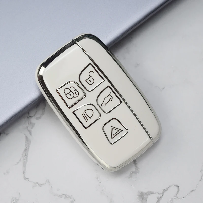 TPU Car Remote Key Case Cover Holder For Land Rover Range Rover Sport Evoque Freelander Jaguar XF XJ XE XJL XF Shell Fob